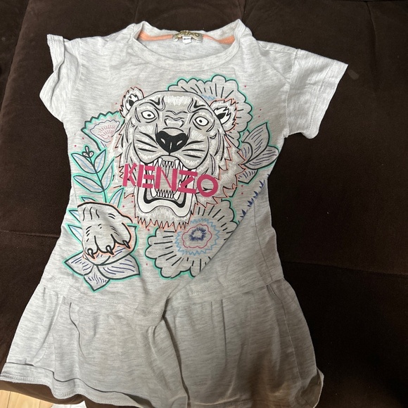 Kenzo grey authentic girls dress size 3 - Picture 1 of 1